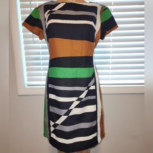 Derek Lam for Design Nation geo pattern linen dress ..... Size 6 ....
